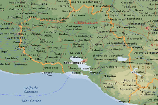 Maps of Cienfuegos