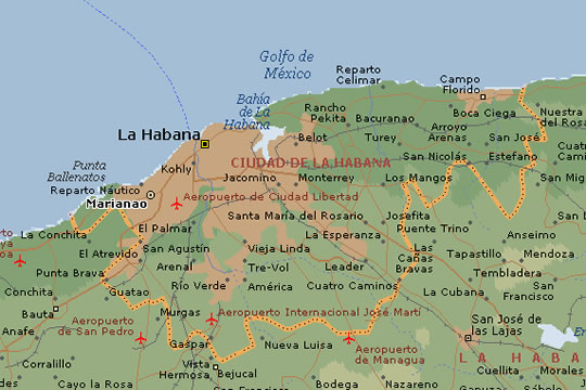 Maps of Ciudad de La Habana