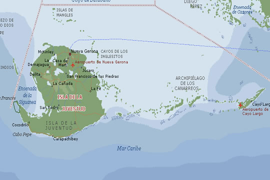 Maps of Isla de la Juventud