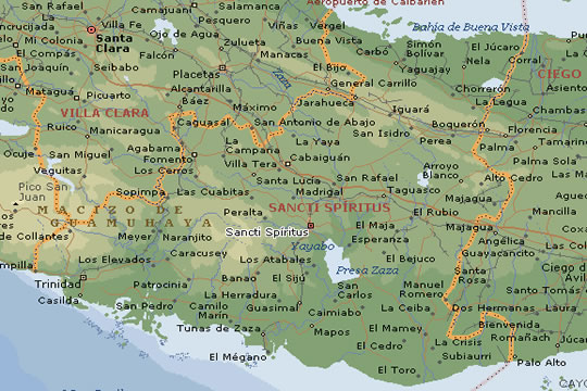 Maps of Sancti Sp�ritus
