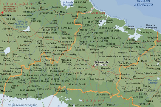 Maps of Las Tunas